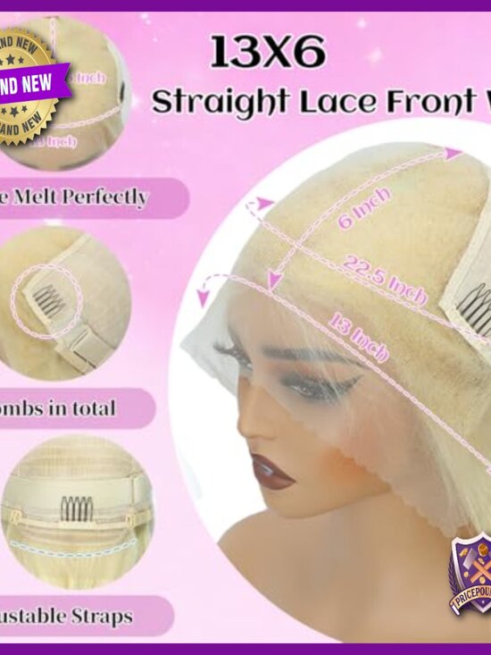 Brand 30 Inch HD Lace Front Wigs 13x6 Pre Plucked... From  30 Inch Human Hair Lace Front Wig 200 Density Pre Plucked Glueless